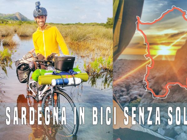 Cristian e il suo giro della Sardegna in bici senza soldi: un viaggio promesso alla madre scomparsa